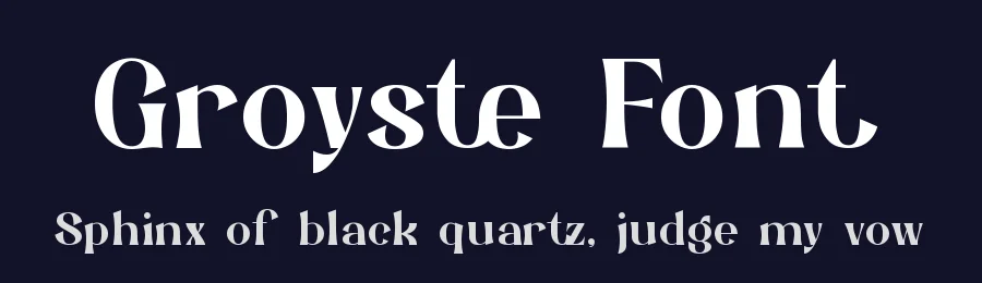 Groyste Font by Rismatype — Display Font — thumbnail 2