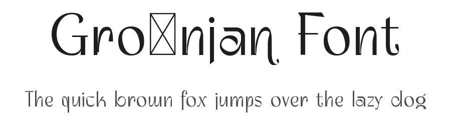 Grožnjan Font by mhdafifersya — Sans Serif Font