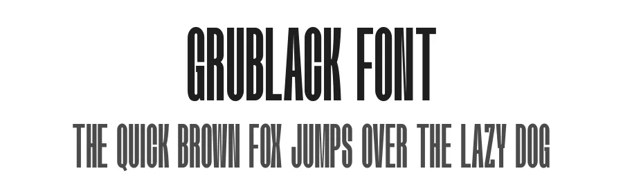 Grublack Font by Sealoung — Display Font