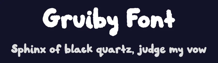 Gruiby Font by letterhanna — Script Handwritten Font — thumbnail 2