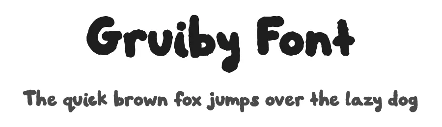 Gruiby Font by letterhanna — Script Handwritten Font