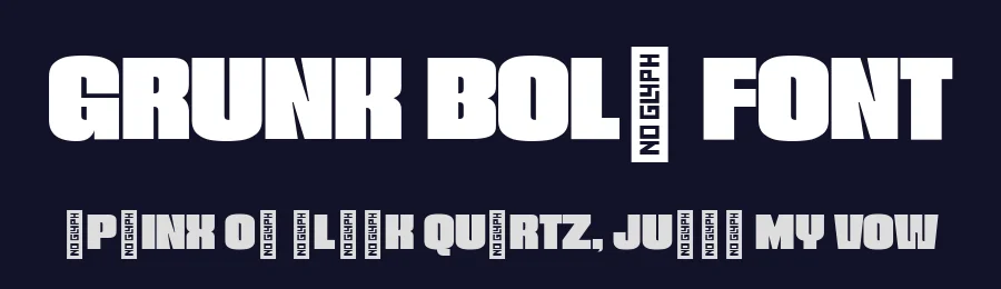 Grunk Bold Font by Casloop Studio — Display Font — thumbnail 2