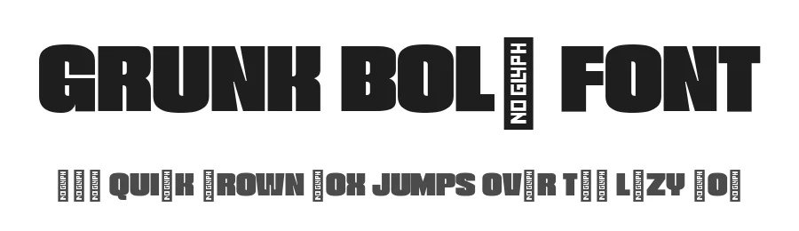 Grunk Bold Font by Casloop Studio — Display Font