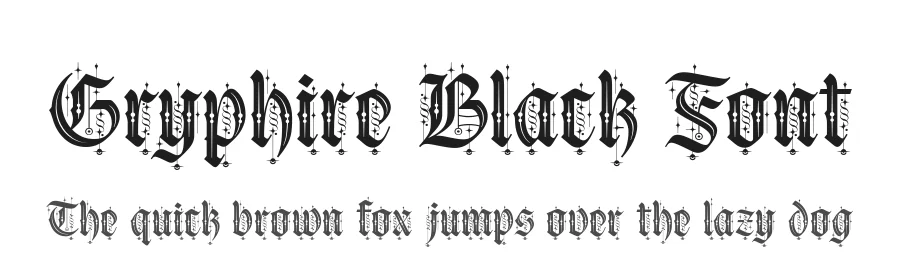 Gryphire Black Font by alit design — Decorative Font
