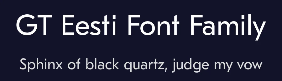 GT Eesti Font Family by Grilli Type — Sans Serif Font — thumbnail 2