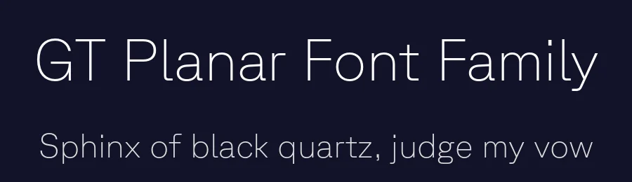 GT Planar Font Family by Grilli Type — Sans Serif Font — thumbnail 2