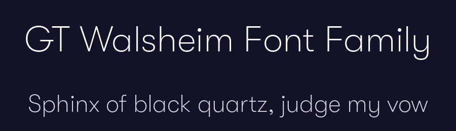 GT Walsheim Font Family by Grilli Type — Decorative Font — thumbnail 2