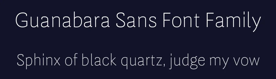 Guanabara Sans Font Family by Plau — Sans Serif Font — thumbnail 2