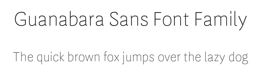 Guanabara Sans Font Family by Plau — Sans Serif Font