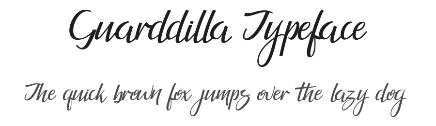 Guarddilla Typeface by Apon Bahrainy — Script Handwritten Font