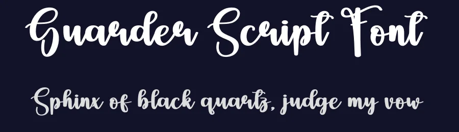 Guarder Script Font by creativeletter — Script Handwritten Font — thumbnail 2