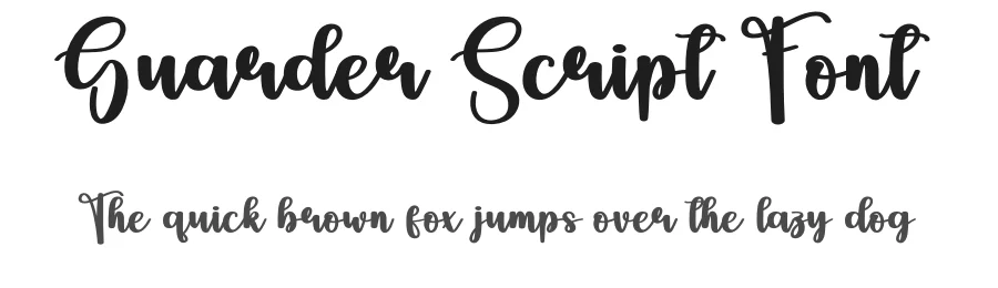 Guarder Script Font by creativeletter — Script Handwritten Font