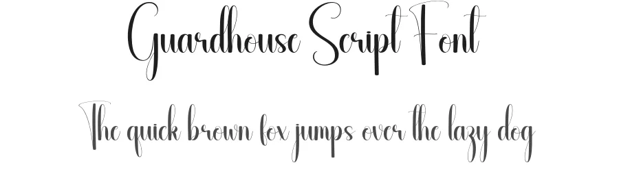 Guardhouse Script Font by andikastudio — Script Handwritten Font