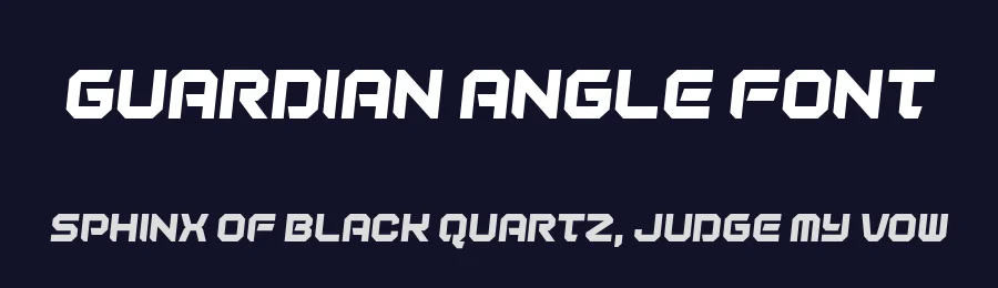 Guardian Angle Font by Chequered Ink — Display Font — thumbnail 2