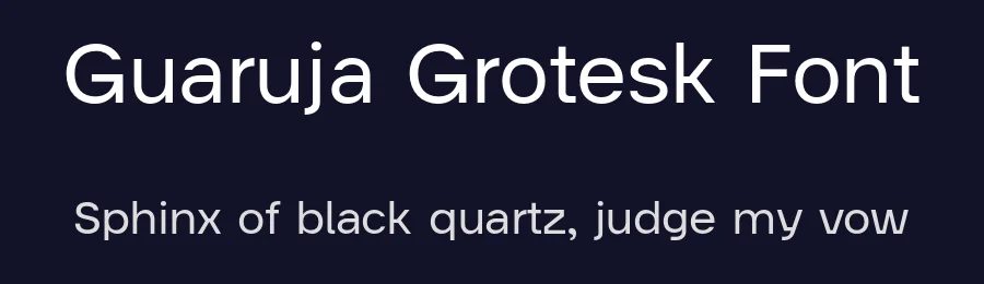 Guaruja Grotesk Font by Tipogra Fio — Sans Serif Font — thumbnail 2