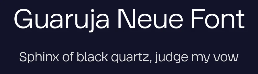 Guaruja Neue Font by Tipogra Fio — Sans Serif Font — thumbnail 2
