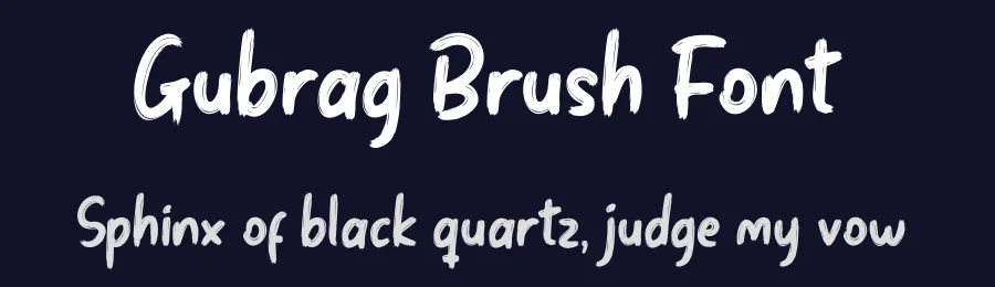 Gubrag Brush Font by productype — Script Handwritten Font — thumbnail 2