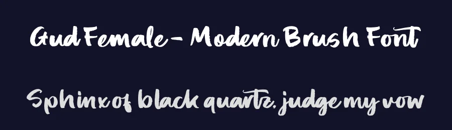 Gud Female – Modern Brush Font by letterenastudios — Script Handwritten Font — thumbnail 2