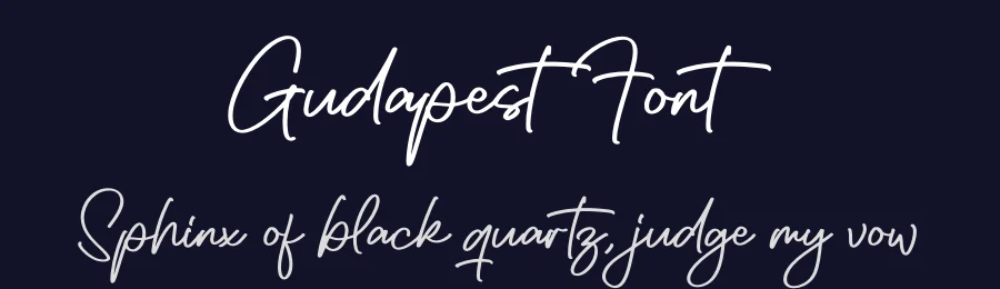 Gudapest Font by perspectype — Script Handwritten Font — thumbnail 2