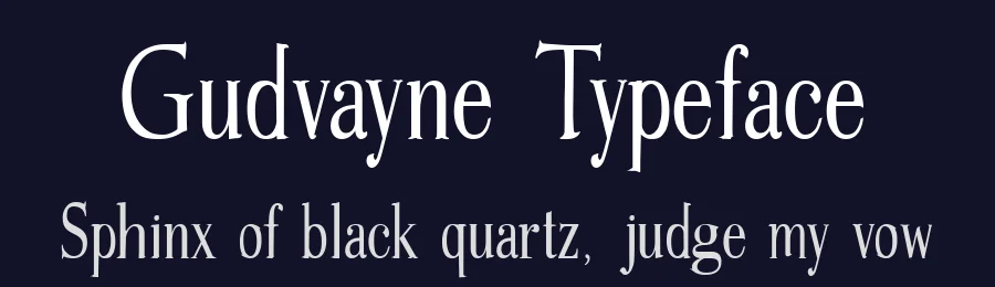 Gudvayne Typeface by D&K_project — Serif Font — thumbnail 2