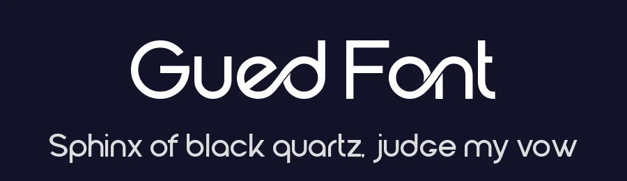 Gued Font by figuree — Sans Serif Font — thumbnail 2