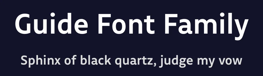 Guide Font Family by Indian Type Foundry — Sans Serif Font — thumbnail 2