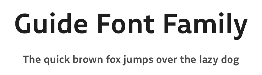 Guide Font Family by Indian Type Foundry β Sans Serif Font