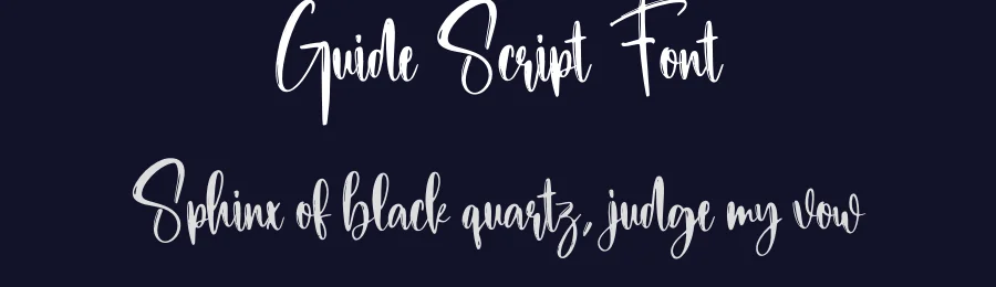 Guide Script Font by creativeletter — Script Handwritten Font — thumbnail 2