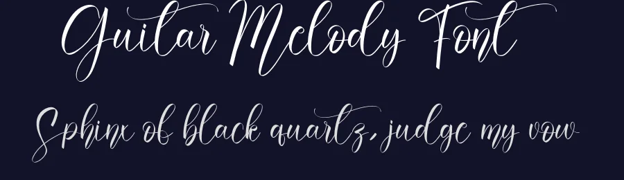 Guitar Melody Font by creativeletter — Script Handwritten Font — thumbnail 2