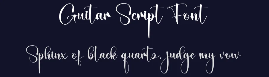 Guitar Script Font by creativeletter — Script Handwritten Font — thumbnail 2