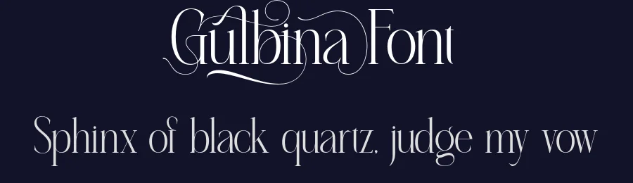 Gulbina Font by burntilldead — Serif Font — thumbnail 2