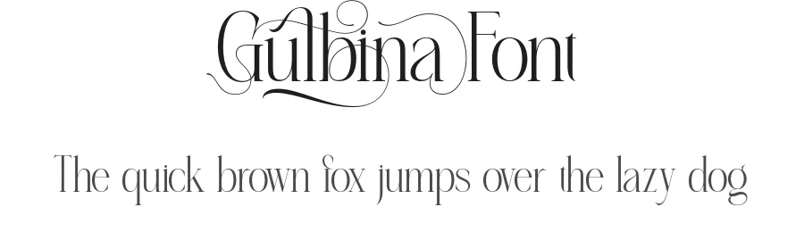 Gulbina Font by burntilldead — Serif Font