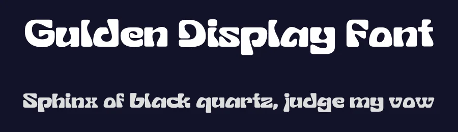 Gulden Display Font by Studio Gulden — Display Font — thumbnail 2