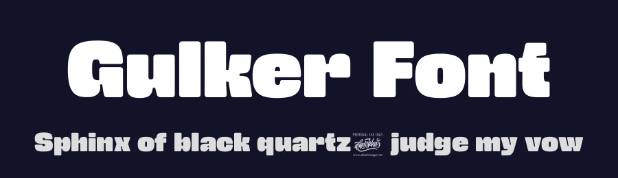 Gulker Font by Almarkha Type — Display Font — thumbnail 2
