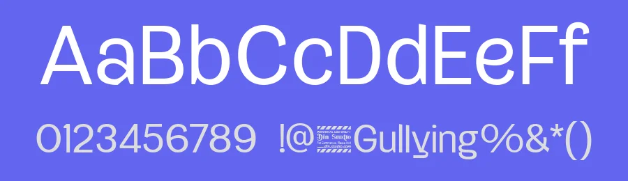 Gullying Font by Din Studio — Sans Serif Font — thumbnail 3