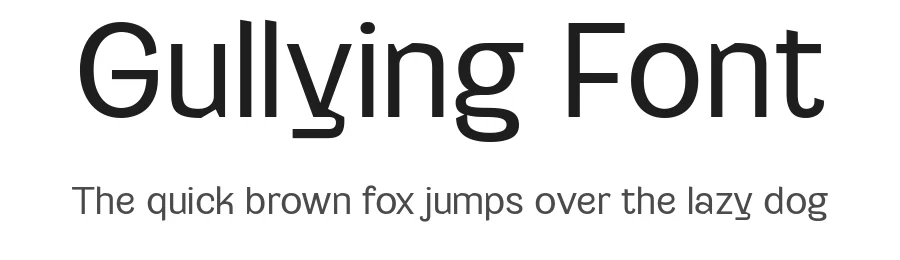 Gullying Font by Din Studio — Sans Serif Font