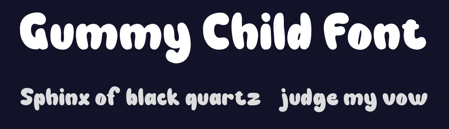 Gummy Child Font by Fontliner — Display Font — thumbnail 2