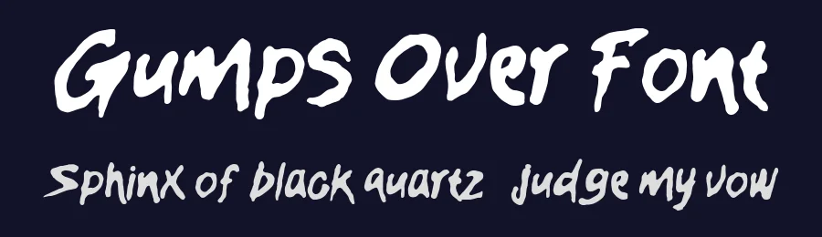 Gumps Over Font by enxyclo — Script Handwritten Font — thumbnail 2