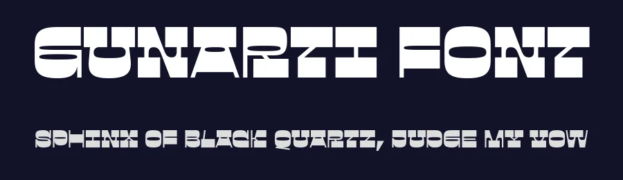 Gunarti Font by Zarma Type — Display Font — thumbnail 2