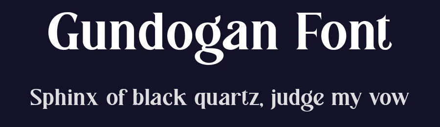 Gundogan Font by bearydsgn — Display Font — thumbnail 2
