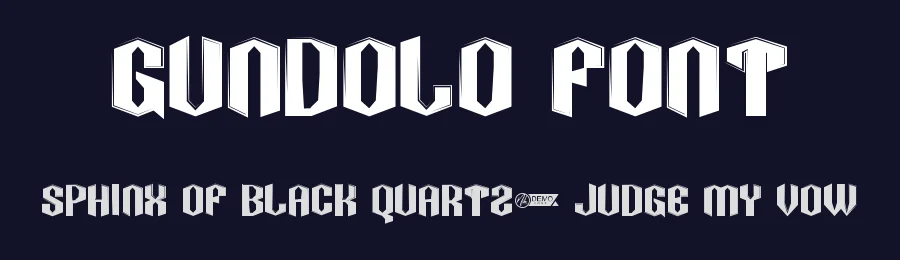 Gundolo Font by nihstudio — Display Font — thumbnail 2