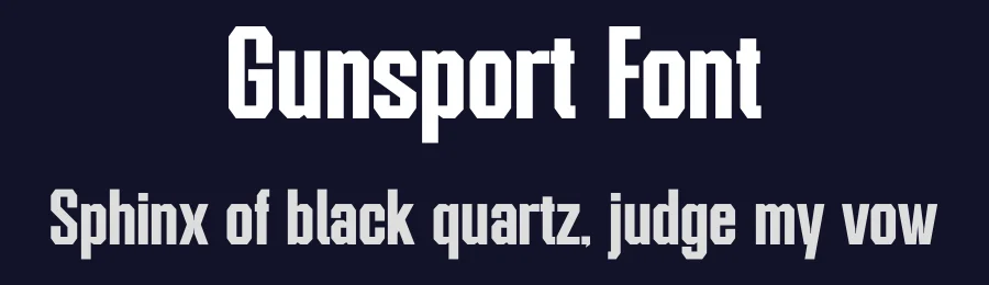 Gunsport Font by TypeLogue — Display Font — thumbnail 2