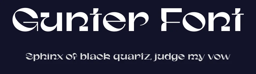 Gunter Font by That That Creative — Sans Serif Font — thumbnail 2