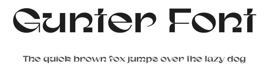 Gunter Font by That That Creative — Sans Serif Font
