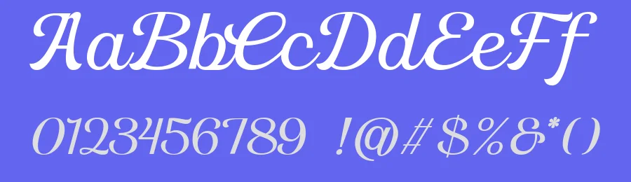 Gunthala Script Font by Violetnatural — Decorative Font — thumbnail 3