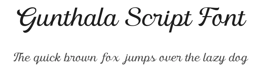Gunthala Script Font by Violetnatural โ Decorative Font