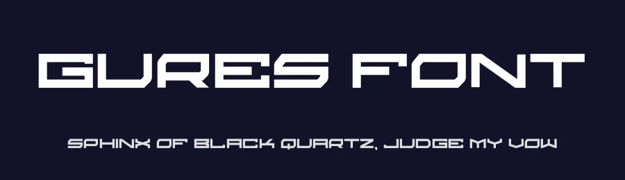 Gures Font by hayoyuka8 — Display Font — thumbnail 2