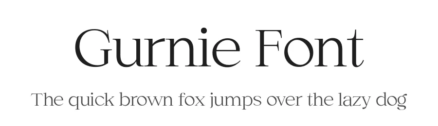 Gurnie Font by YUKITA CREATIVE — Serif Font