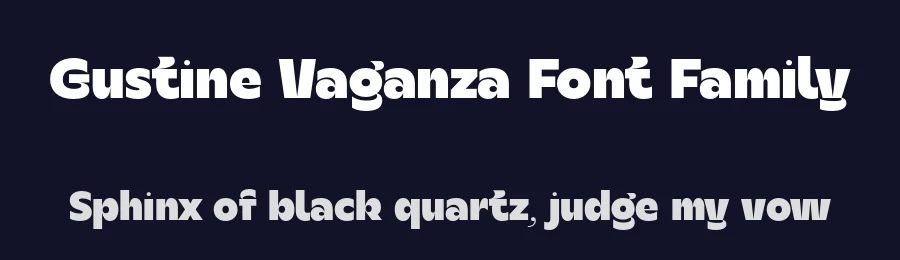Gustine Vaganza Font Family by Natalie Rauch — Sans Serif Font — thumbnail 2