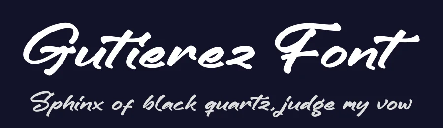 Gutierez Font by glorytype — Script Handwritten Font — thumbnail 2